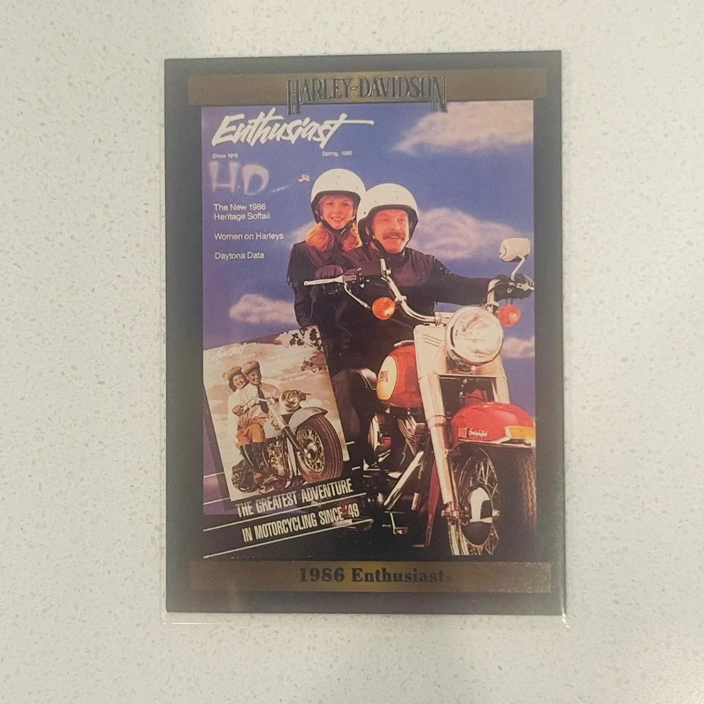 1992 Harley-Davidson Collect-A-Card Series 2 #199 1986 Enthusiast Trading Card